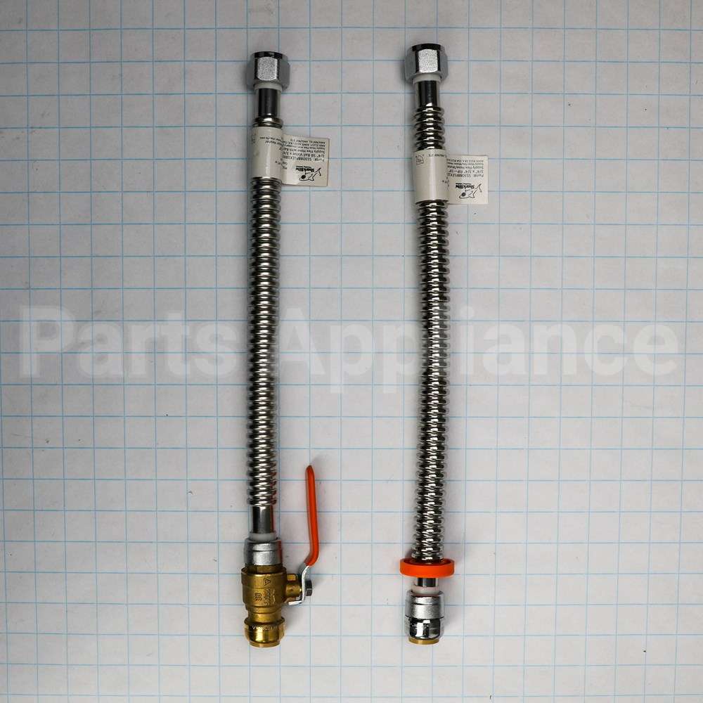 PM77X002 GE 18 Wh Corrugated Quick Connector Kit 0.75" Fip