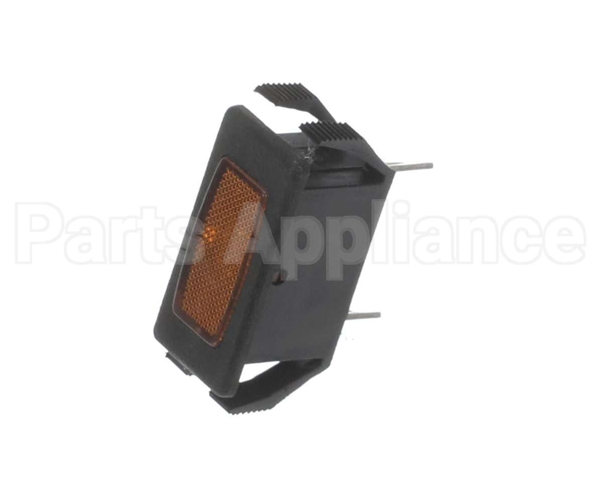 PP10100 Pitco Lamp,250V Amber Rect