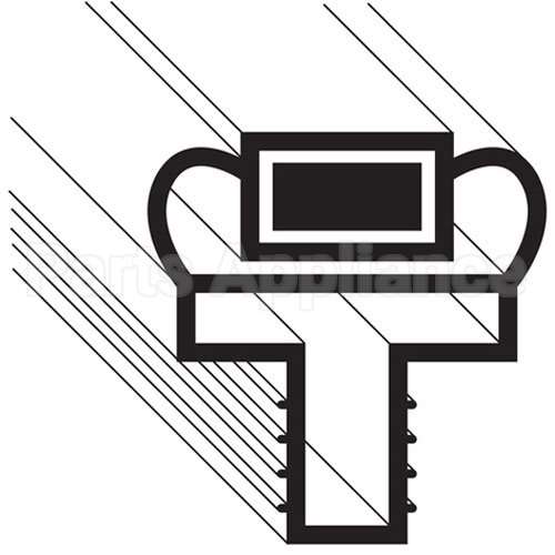 PWSKINGSK1006 Compatible Midwest Appliance Parts Gasket, Door 18-5/8 X 22 -0.625