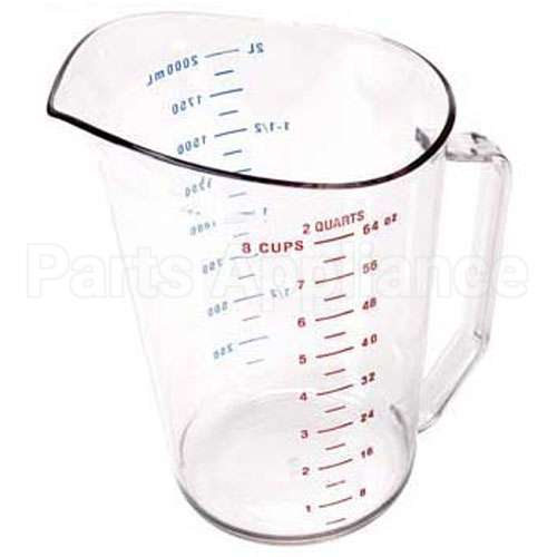 RBMD3217 Compatible Rubbermaid 2 Qt Measuring Cup-135 Clear