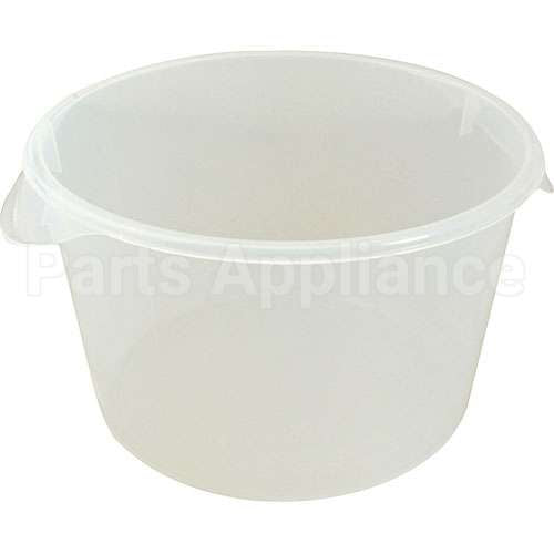 RBMDFG572624CLR Compatible Rubbermaid Container, 12Qt Round (Clear) Lemonade