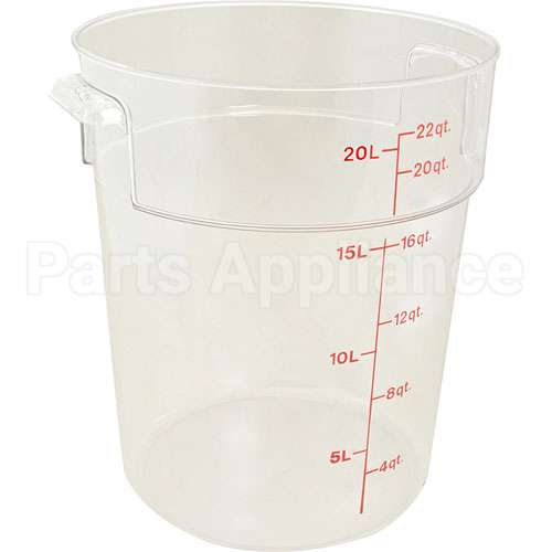 RFSCW22 Compatible Cambro Cntainer Clr Rd 22Qt-135
