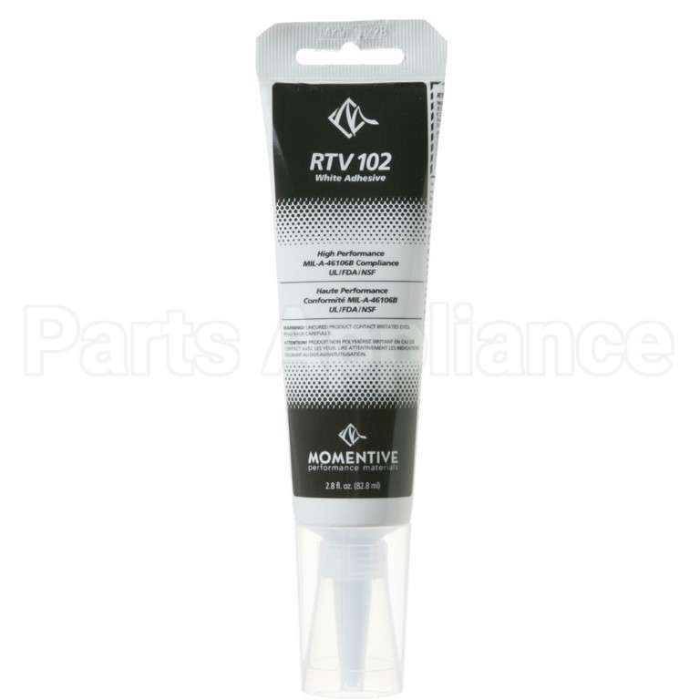 RTV102 GE Silicone - White Adhesive