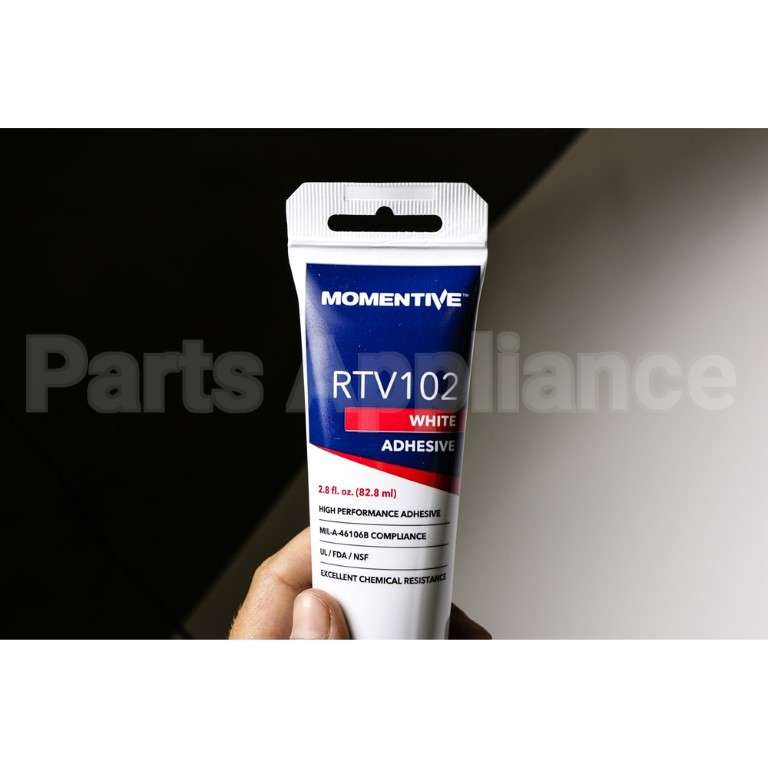 RTV102 GE Silicone - White Adhesive