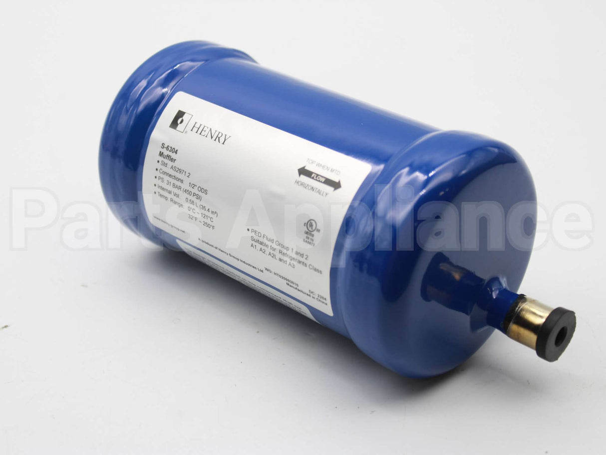 S-6304 Henry Technologies 1/2" Discharge Line Muffler