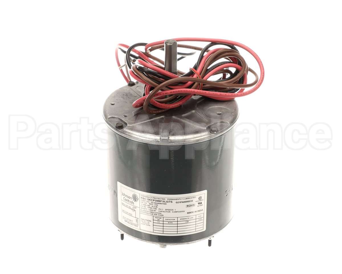 S1-024-40907-000 York 230V1Ph 1/3Hp 1100Rpm Cw Motor