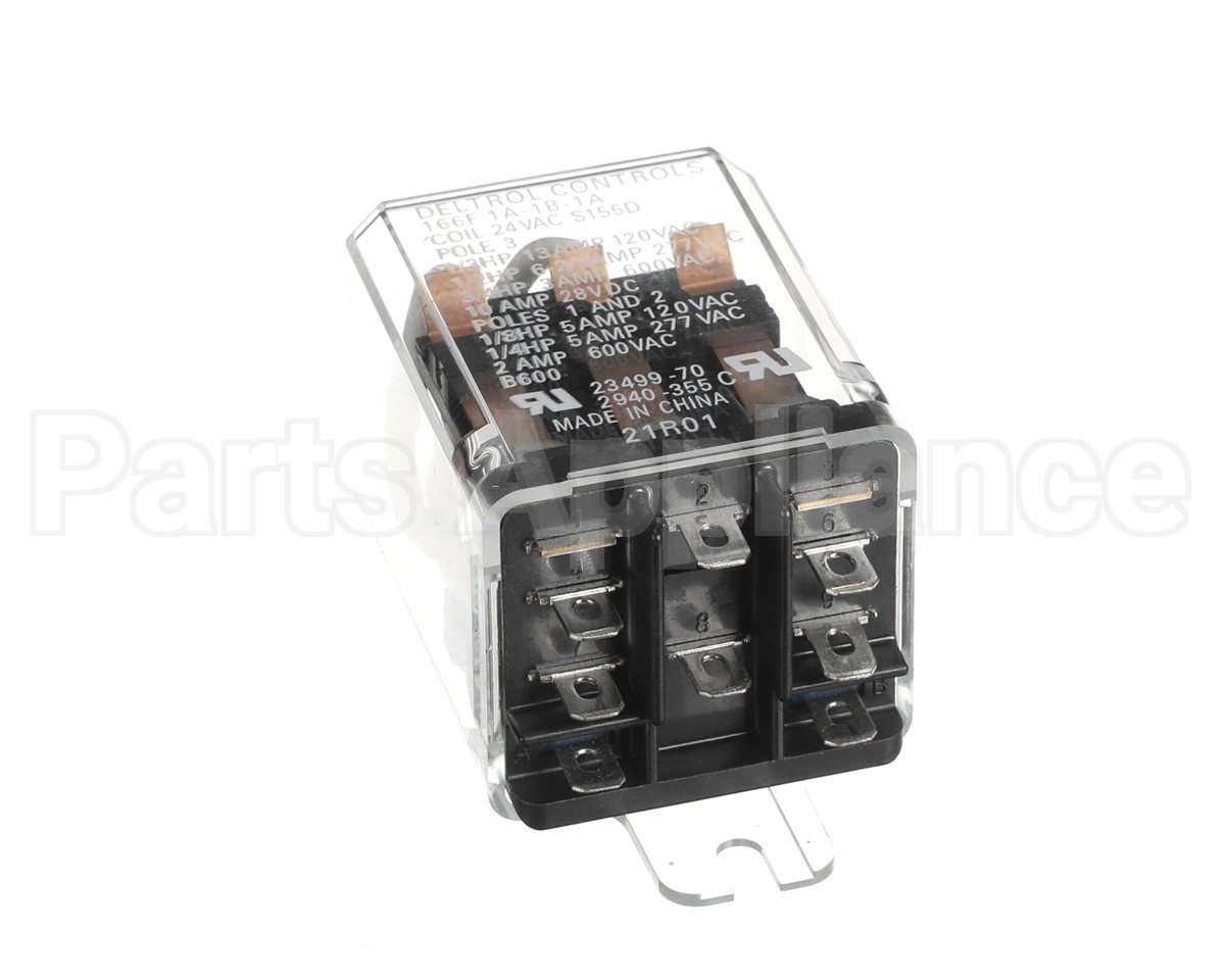 S1-2940-3551 York 24V 3Pole Plug In Heat Relay