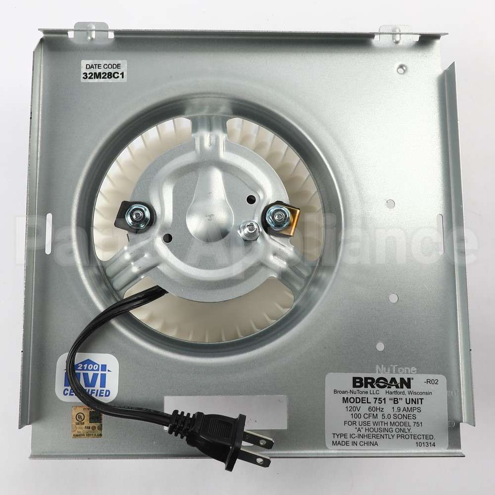 S97017704 Broan Obe105519 Srv Power Assy F/751