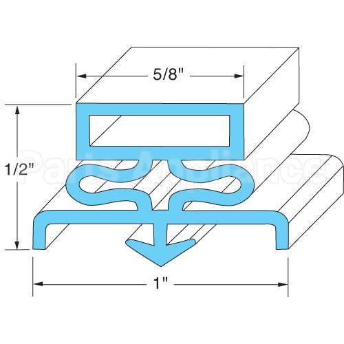 SER-37698-00 Compatible Traulsen Door Gasket