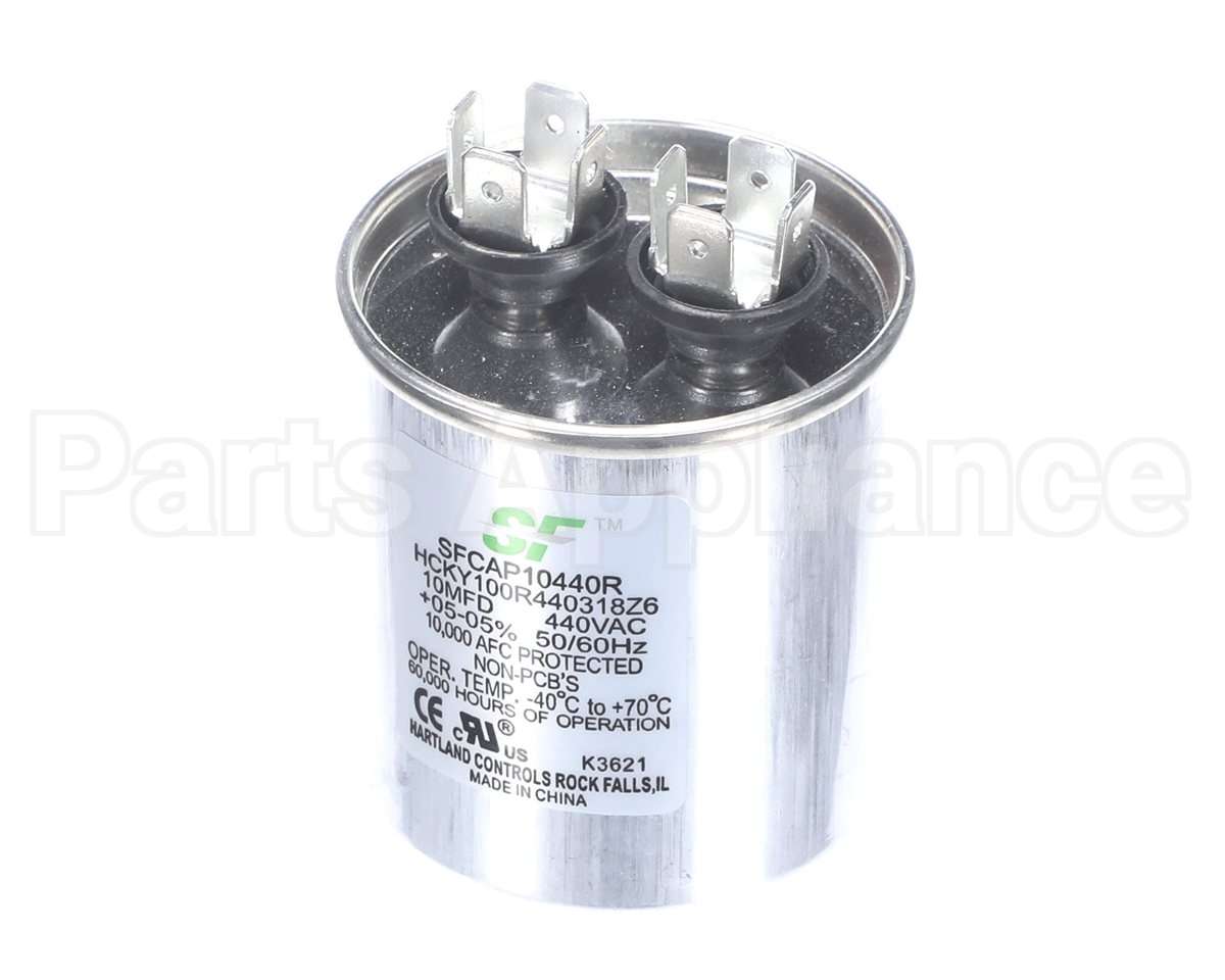 SFCAP10440R Trane Capacitor; 10Mfd 370/440V Round Run Capa