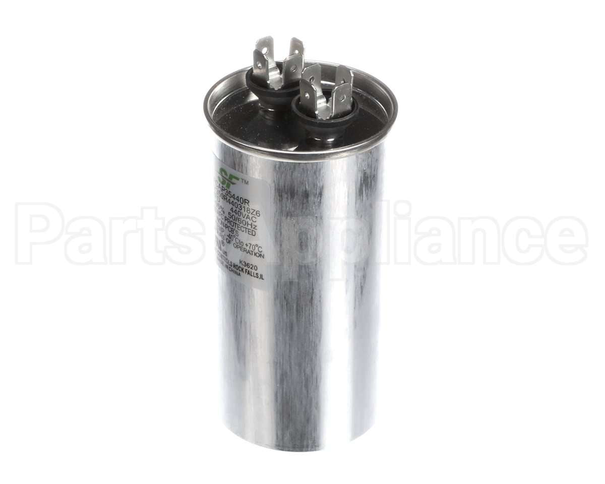 SFCAP35440R Trane Capacitor; 35Mfd 370/440V Round Run Capa