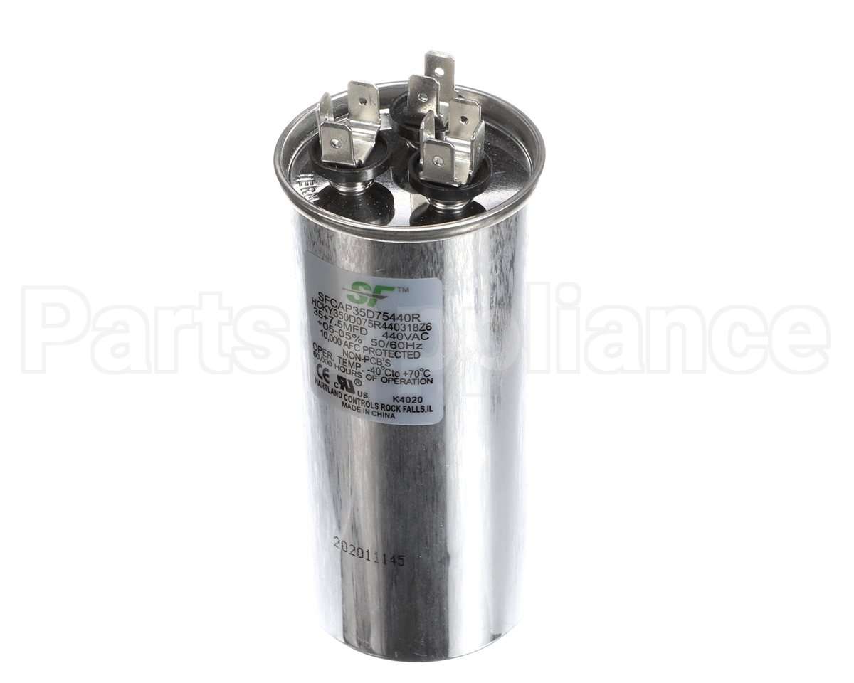 SFCAP35D75440R Trane Capacitor; 35+7.5Mfd 440V Round Run Capa