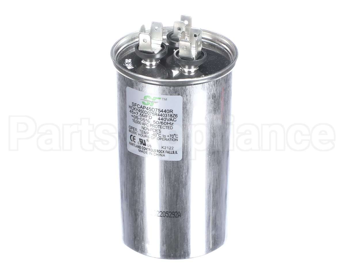 SFCAP45D75440R Trane Capacitor; 45+7.5Mfd 370/440V Round Run