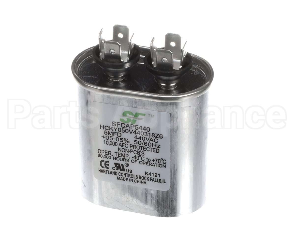 SFCAP5440 Trane Capacitor, 5Mfd 370/440V Oval