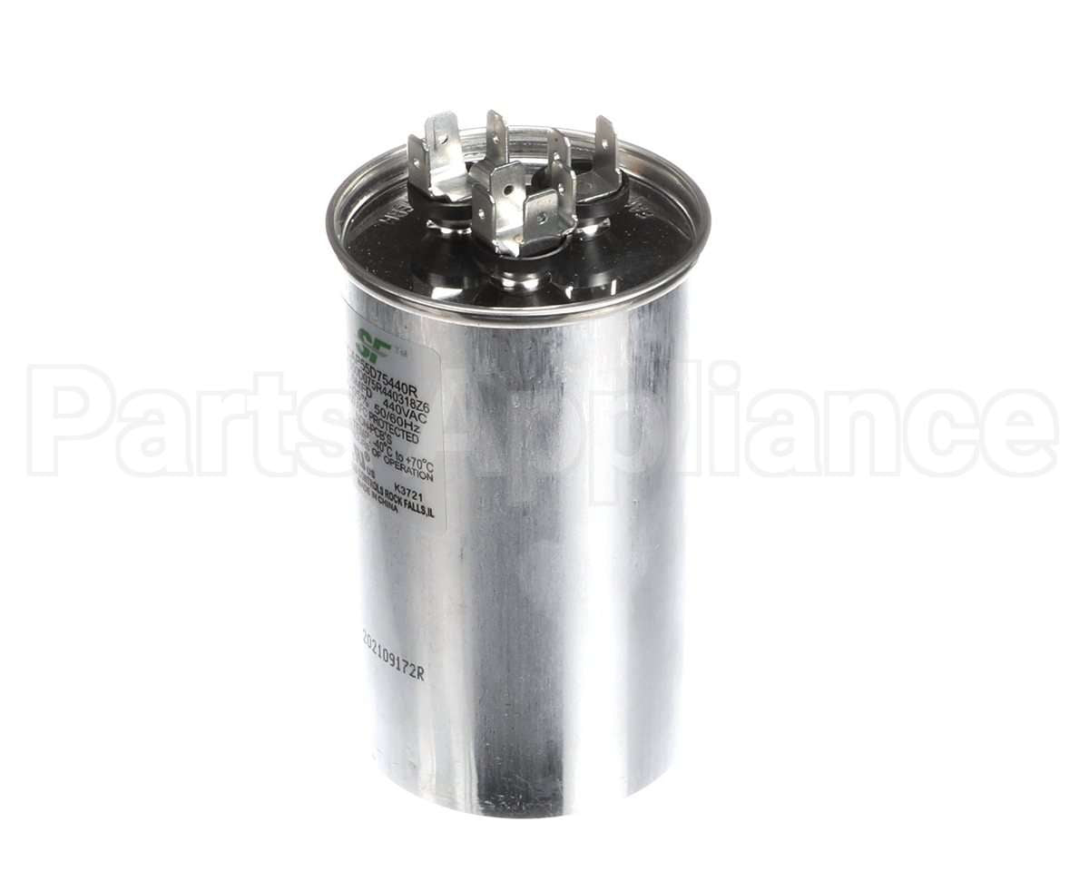 SFCAP55D75440R Trane Capacitor; 55+7.5Mfd 370/440V Round Run