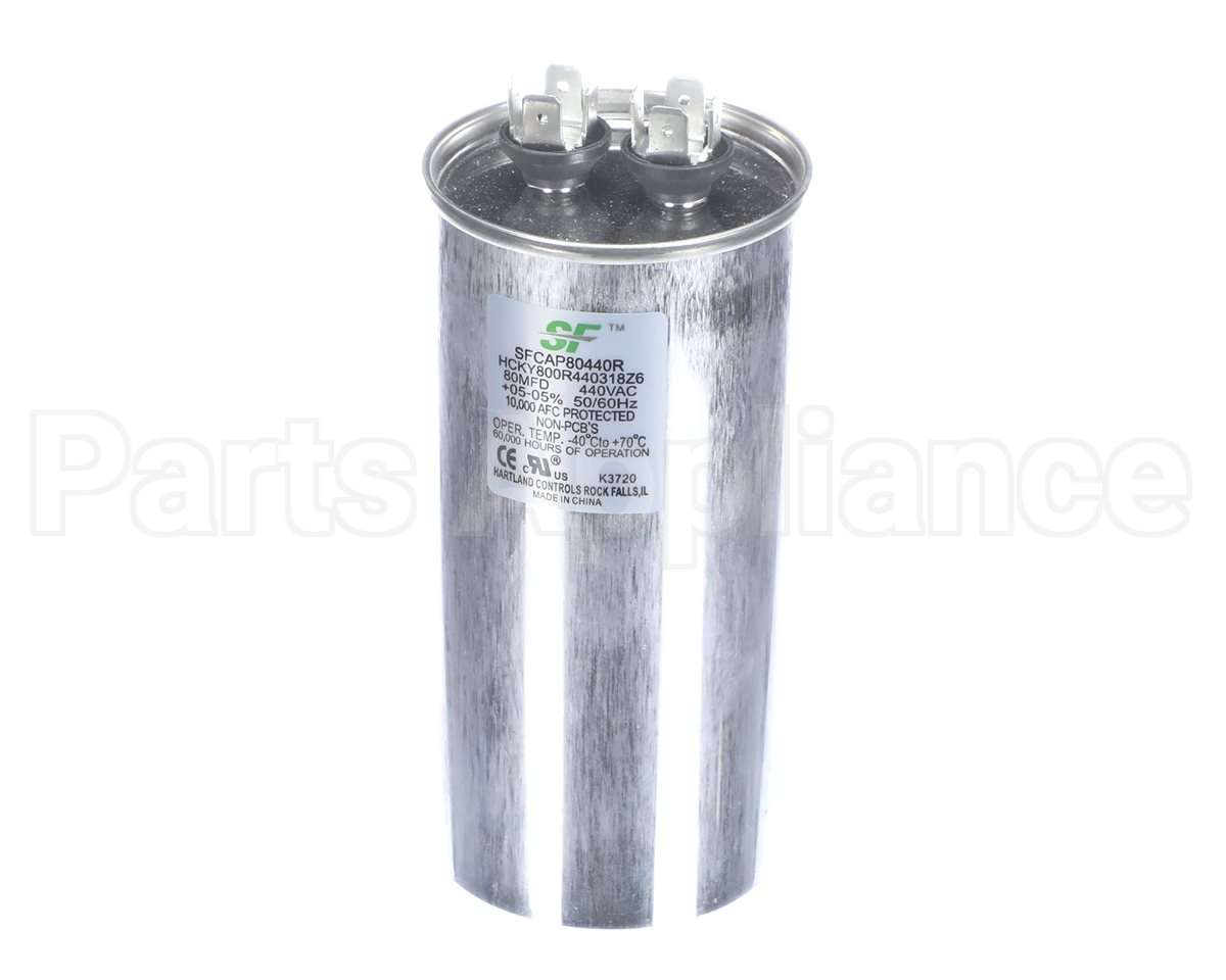 SFCAP80440R Trane Capacitor; 80Mfd 370/440V Round Run Capa