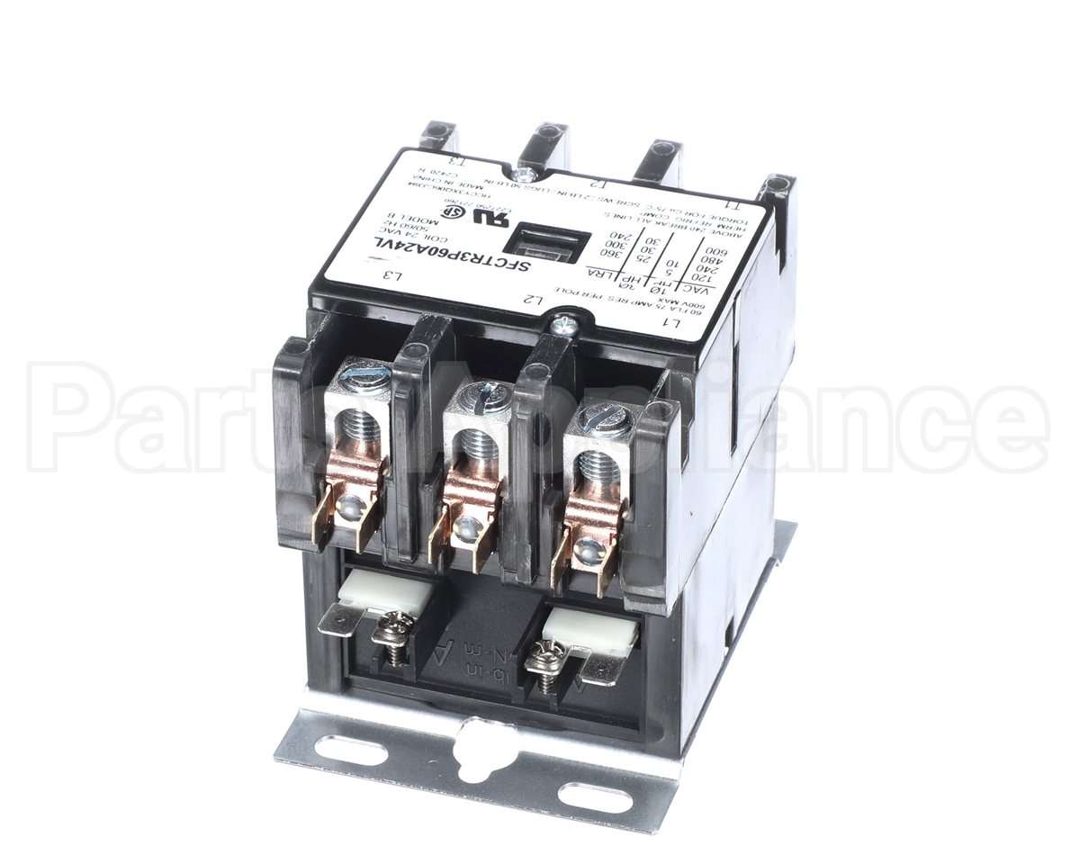 SFCTR3P60A24VL Trane Contactor, 3P 60A 24Vac
