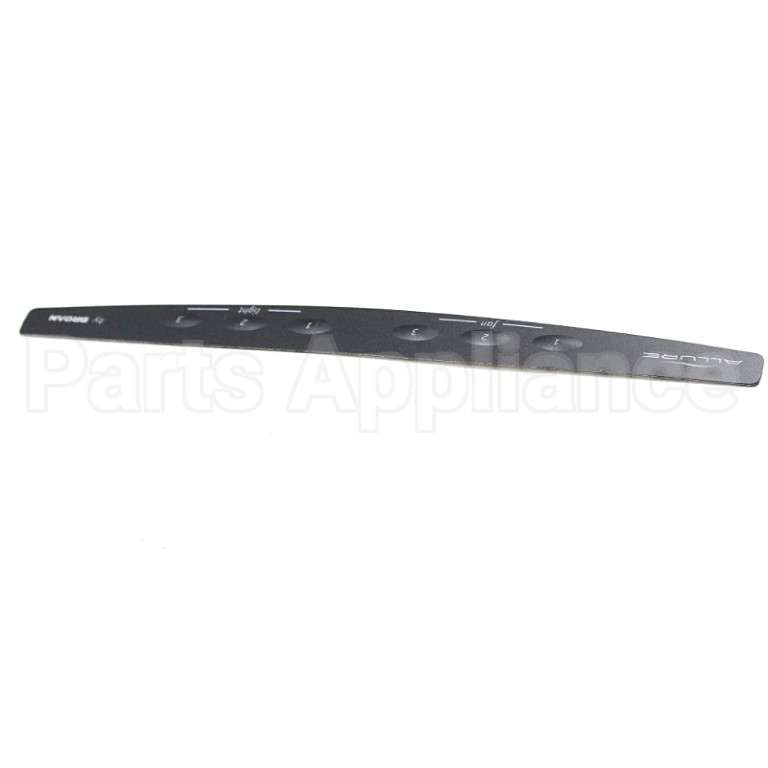 SR627503 Broan Srv Nameplate Broan Black Allure Ii