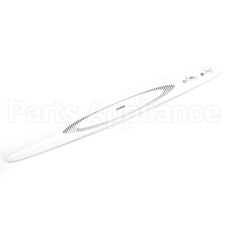 SR99091034 Broan Srv Grl, Nameplate Brn Qt Snapin Wh