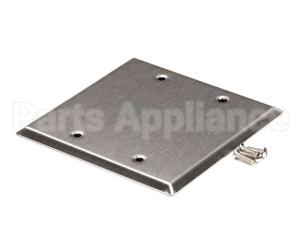 SS23 Hubbell Lighting Wall Plate Ss Two Gang Blank