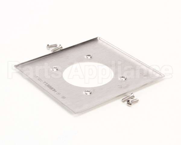 SS703 Hubbell Lighting Cover 2 Gang 2.156" Hole Ss