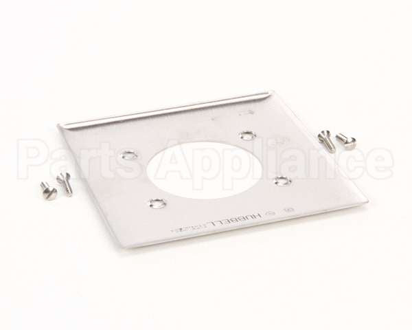 SS703 Hubbell Lighting Cover 2 Gang 2.156" Hole Ss