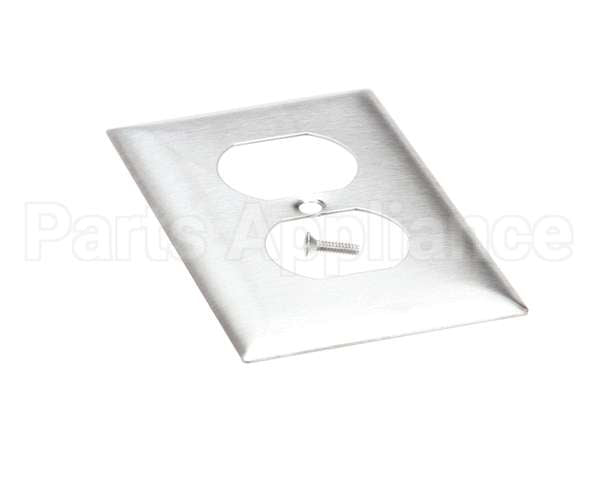 SS8 Hubbell Lighting Wall Plate Ss 1 Gang Dup Recpt