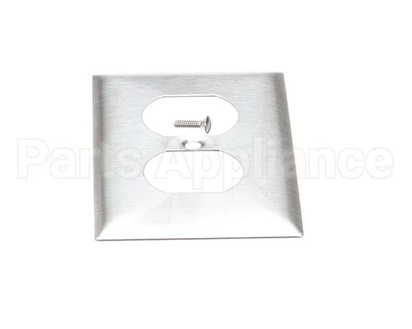 SS8 Hubbell Lighting Wall Plate Ss 1 Gang Dup Recpt