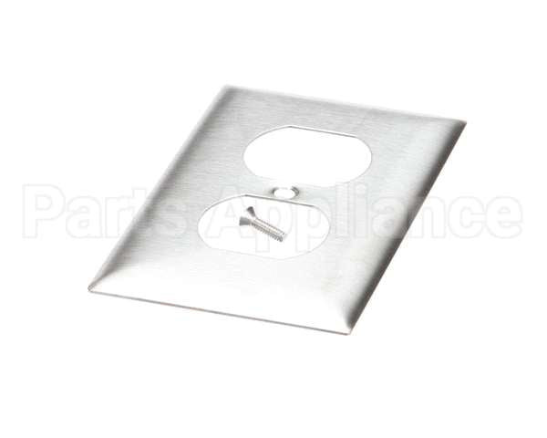 SS8 Hubbell Lighting Wall Plate Ss 1 Gang Dup Recpt