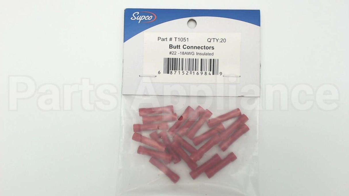 T1051 Supco Butt Conn (20Pc)