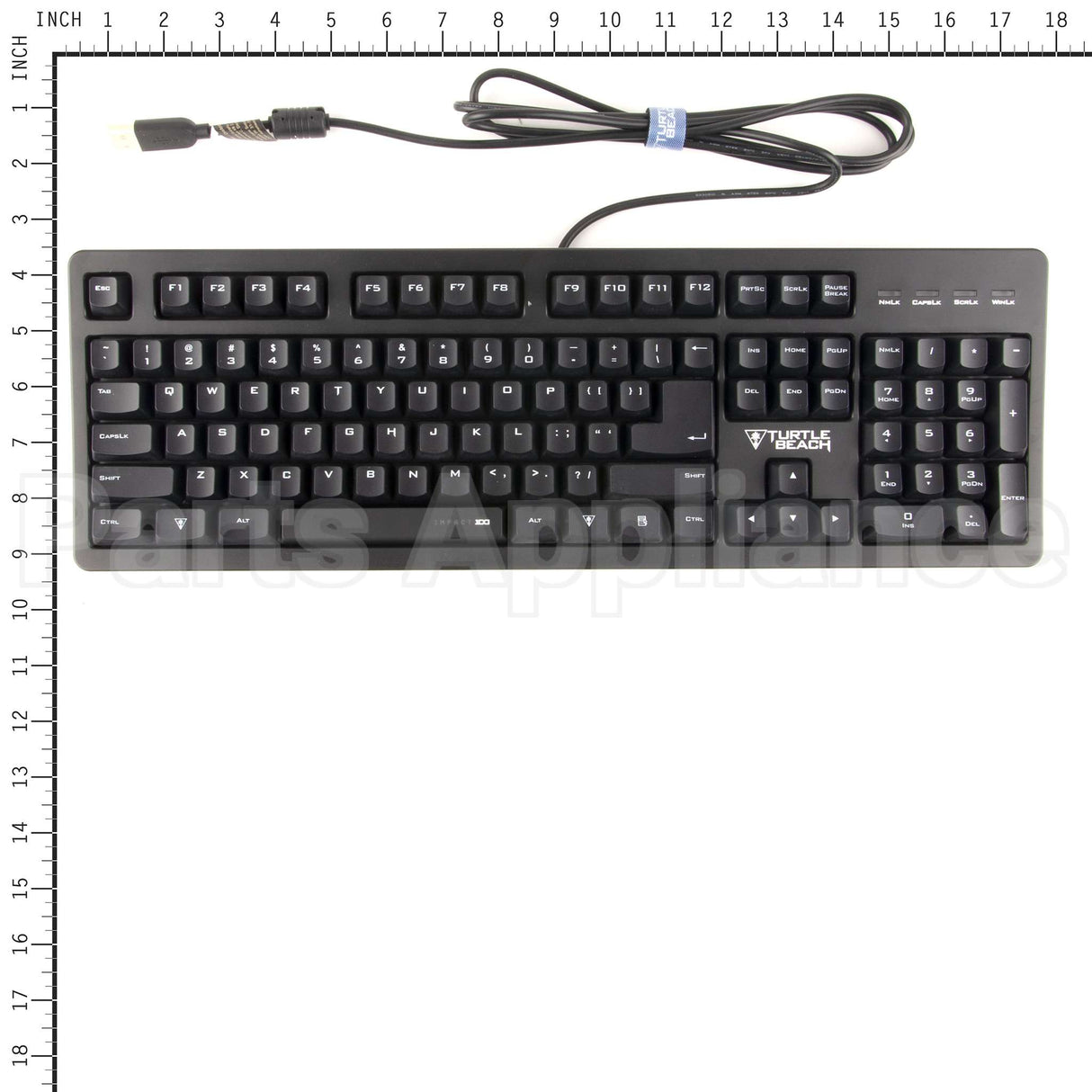 TBS-4800-01 Garrity Impact 100 Gaming Keyboard