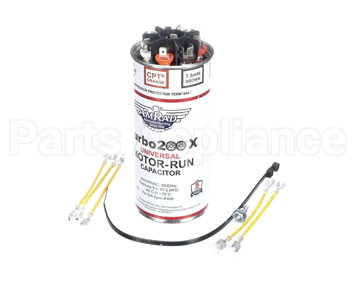 TURBO200X Trane Capacitor; Amrad Multi-Cap Up To 97.5Mfd