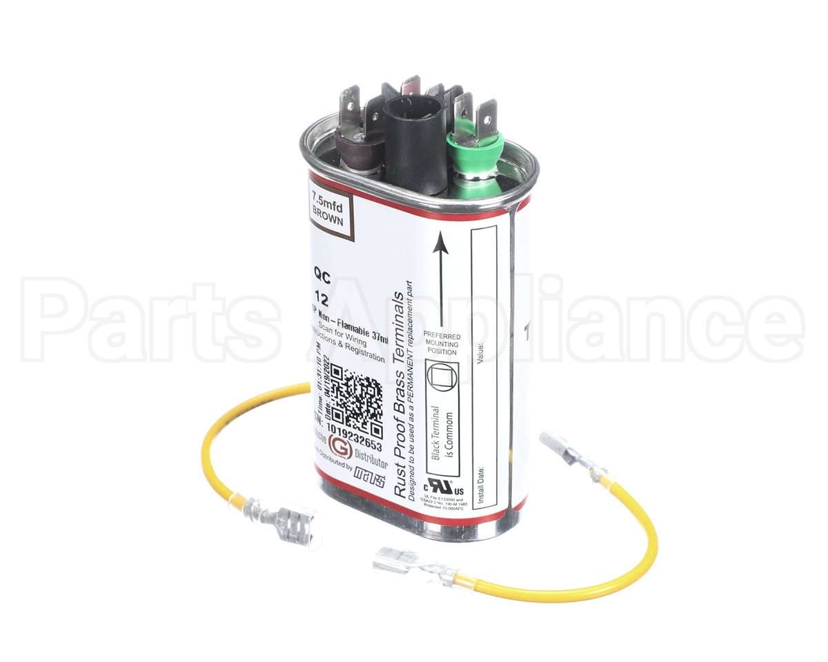 TURBOMINIOVAL Trane Capacitor; 2.5 - 15 Mfd 370/440V Oval