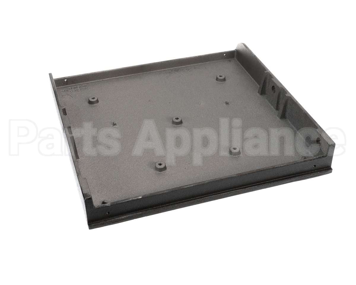 U00689 Globe Upper Left Plate (Grooved)