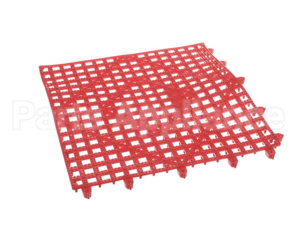 VM5280RD San Jamar Versa-Mat 1'X1' Bar Mat, Red C&C