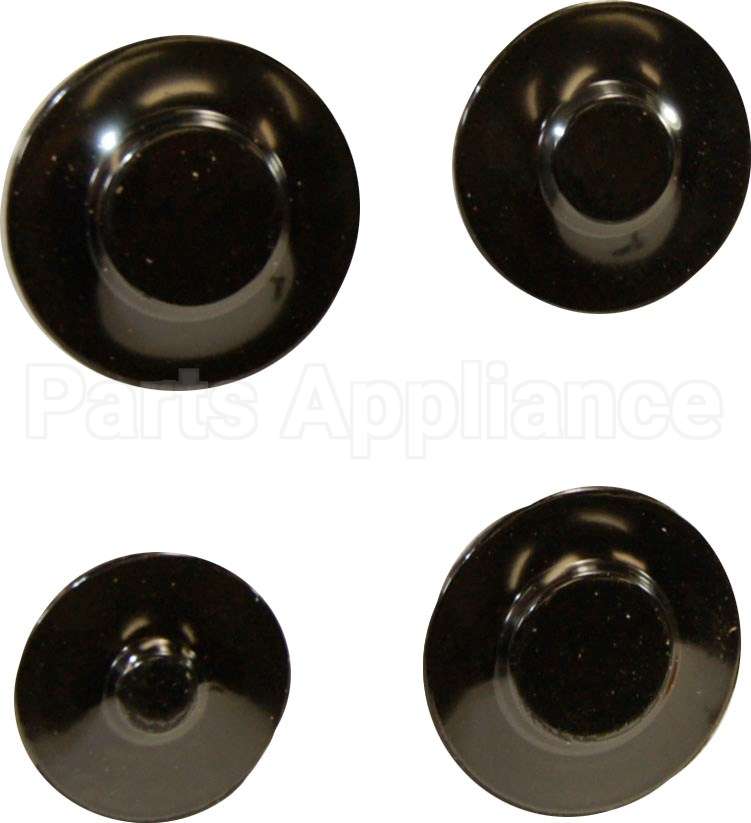 W10170555 Whirlpool Kit-4 Brn Cap Stamp Blac