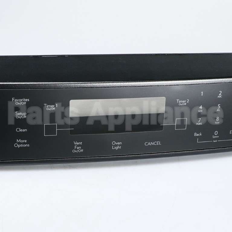 W10236209 Whirlpool Assy,Control Panel Black