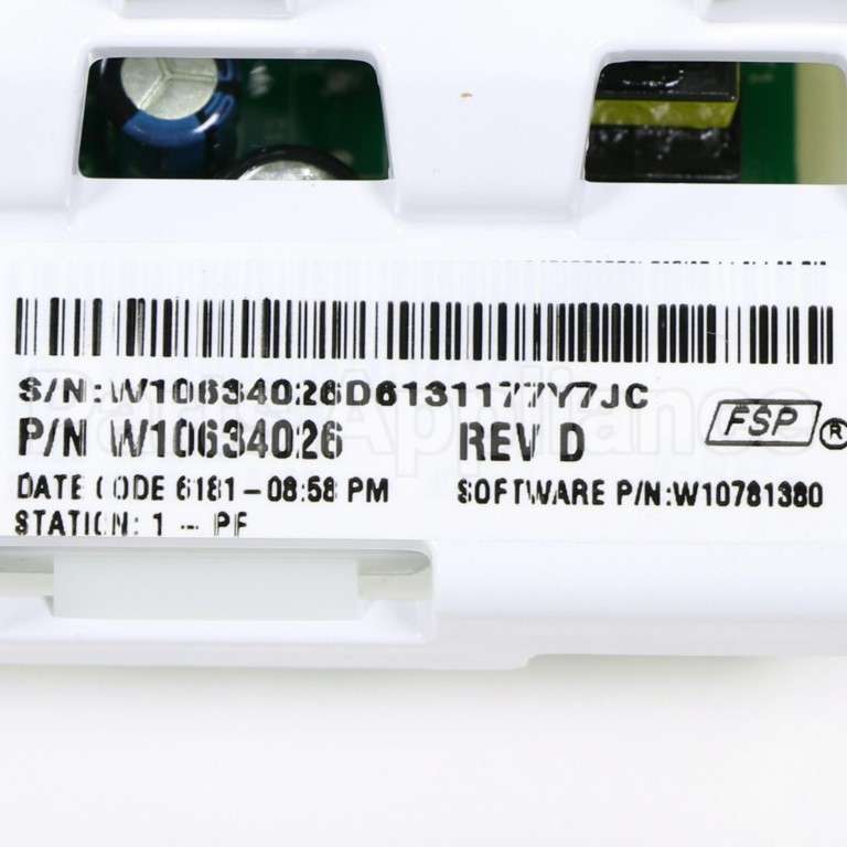 W10634026 Whirlpool Cntrl-Elec