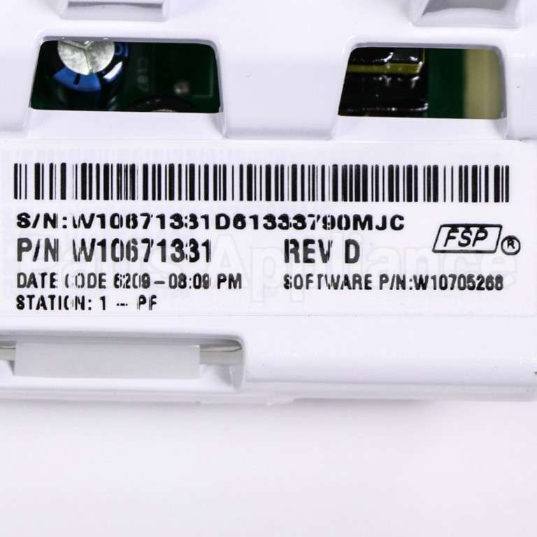 W10671331 Whirlpool Cntrl-Elec
