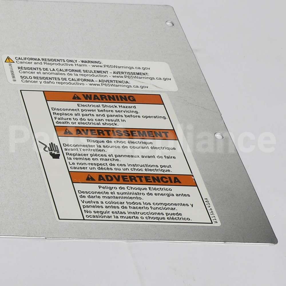 W10694109 Whirlpool Cover-Unit