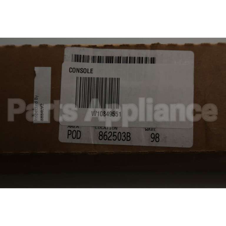 W10849551 Whirlpool Console