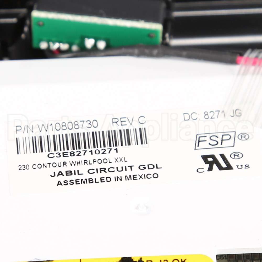 W10852669 Whirlpool Cntrl-Elec