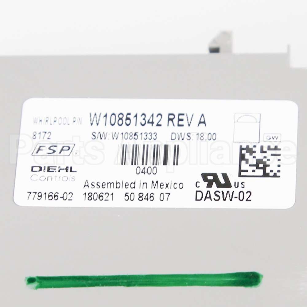W10854220 Whirlpool Cntrl-Elec