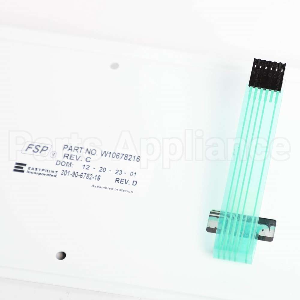 W10858316 Whirlpool Overlay