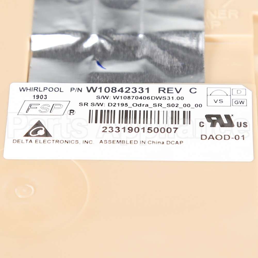 W10866130 Whirlpool Cntrl-Elec