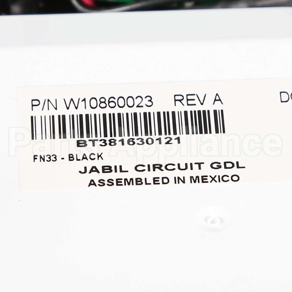 W10878995 Whirlpool Cntrl-Elec