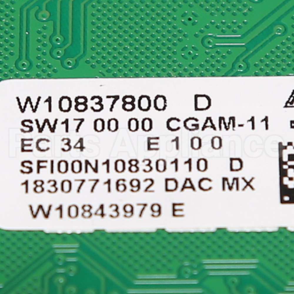W10904901 Whirlpool Cntrl-Elec