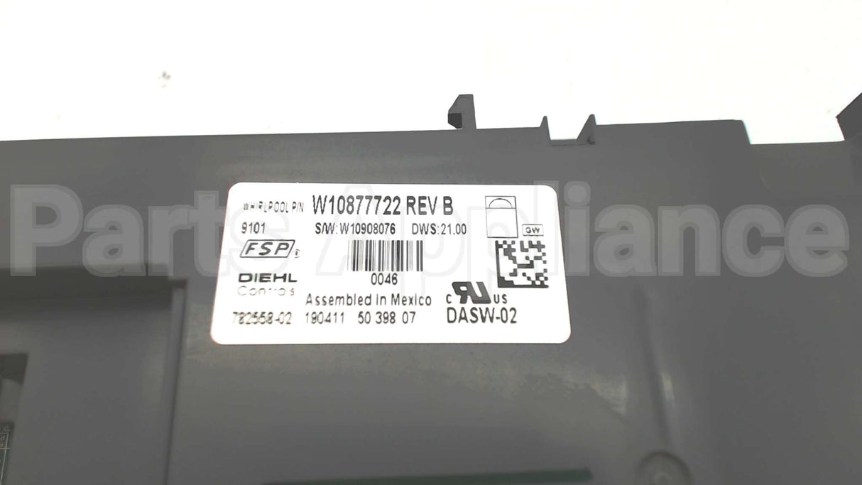 W10909703 Whirlpool Cntrl-Elec