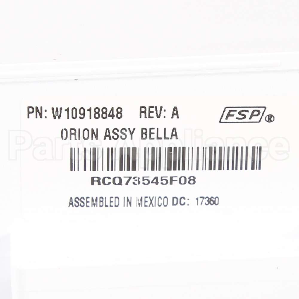 W11131873 Whirlpool Cntrl-Elec