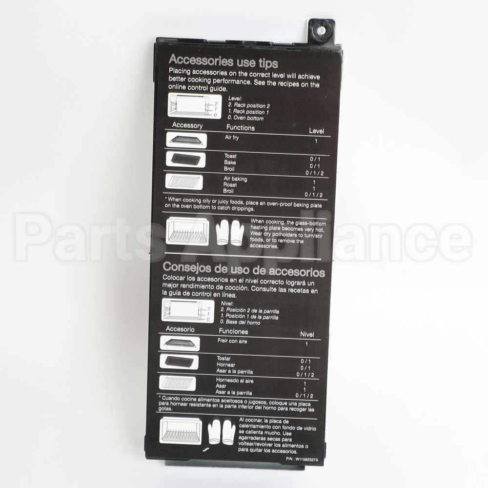 W11706981 Whirlpool Panl-Cntrl